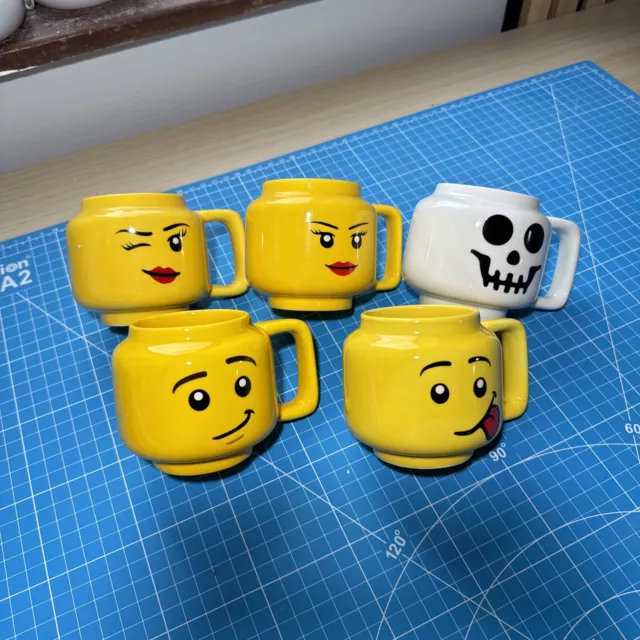 LEGO MINIFIGURE HEAD Ceramic Mug 530Ml - 5 Designs To Choose From
