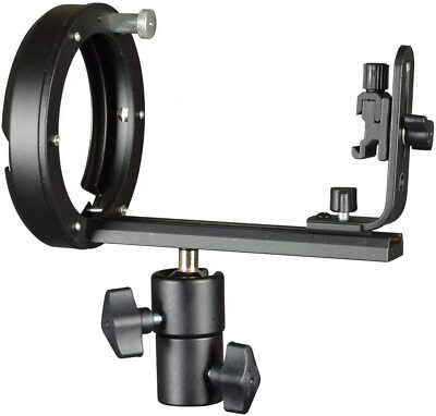 HOT Shoe Supporto flash con Bowens S-Type Mount-T SHAPE-LAMPEGGIATORE Speedlite 