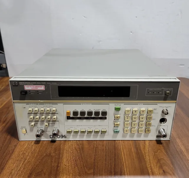 Power Tested HP 8901B Modulation Analyzer 150 kHz - 1300 MHz AM / FM 1% Accuracy