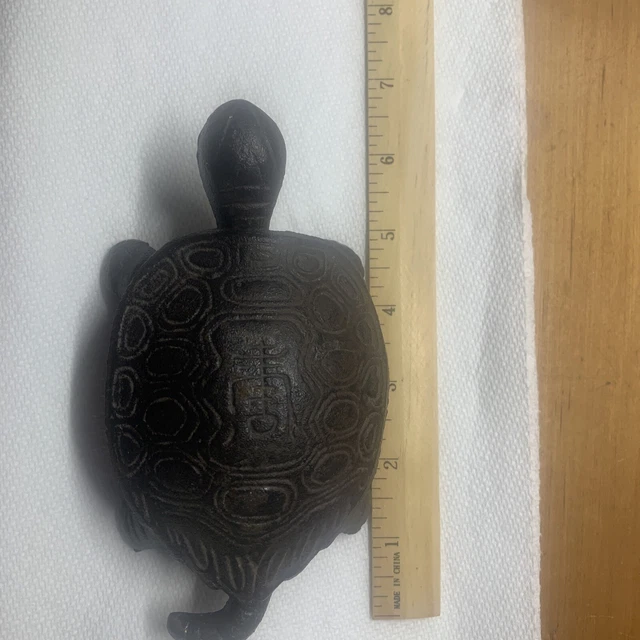ANTIQUE CAST IRON Turtle Match Safe Striker Novelty £70.60 PicClick UK