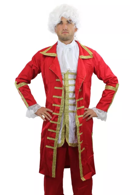 Barone Rosso: costume di alta qualità costume da uomo barocco Mozart nobile L015