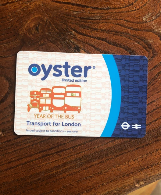 OYSTER LIMITED EDITION card year of the bus £84.00 PicClick UK