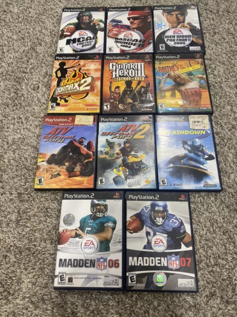 Random Game Lot of 11 PlayStation 2 PS2 Retro Video Game Bundle