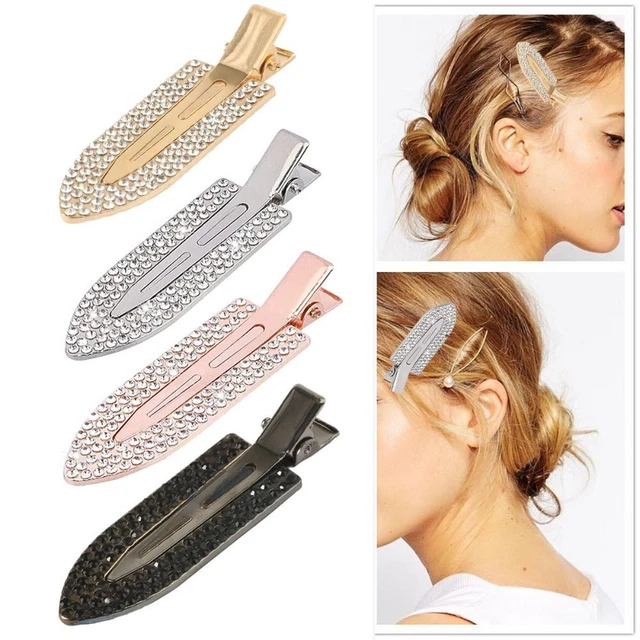 cheveux strass Pince à cheveux en pierre de cristal mousseux Bandes de cheveux