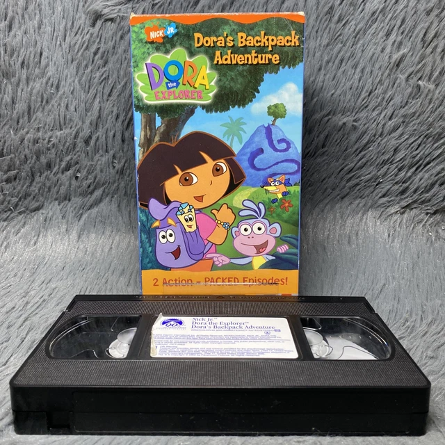 Nickelodeon Dora The Explorer Backpack Adventure Vhs Video Tape Nick Jr