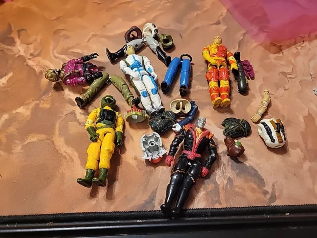 GI JOE A Real American Hero  Vintage O-Ring PARTS LOT Air Tight, Destro