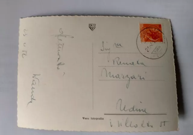 Cartolina  Torino (To)-Parco Del -Valentino Il Laghetto , Viaggiata Nel 1953 2