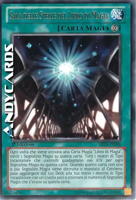 Sala delle Stelle del Libro di Magia ☻ Rara ☻ ABYR IT088 ☻ YUGIOH ANDYCARDS