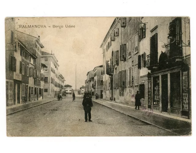 Palmanova Borgo Udine 1917 Cartolina Animata Viaggiata Friuli