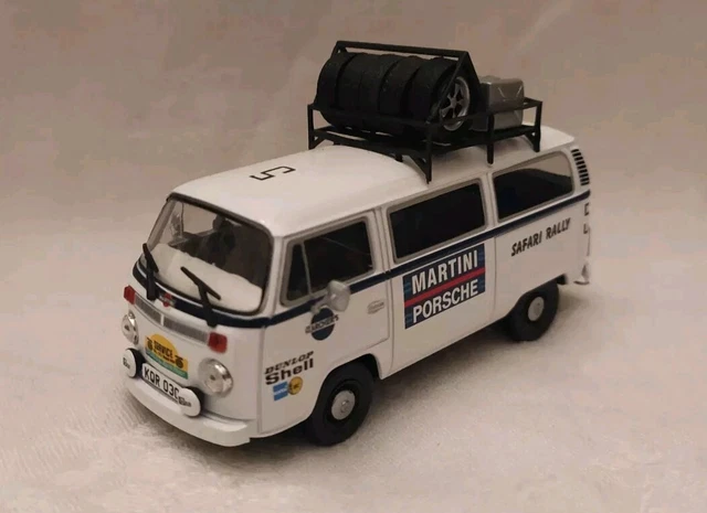 VW T2 Safari Rally 1978 - IXO 1/43 - Neuf En Boîte - Fourgon Blanc