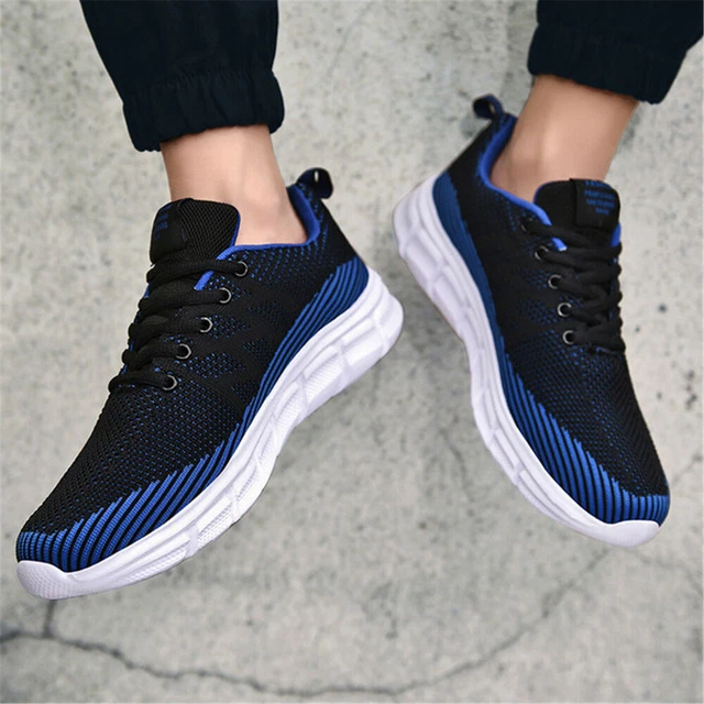 Herren Walking Ultralight Schnürung Trainer Sport Schuhe Breathable Sneaker