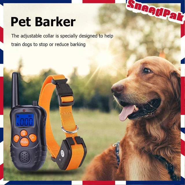 Collar recargable de entrenamiento para perros 3 modos dispositivo de entrenamiento impermeable productos para mascotas