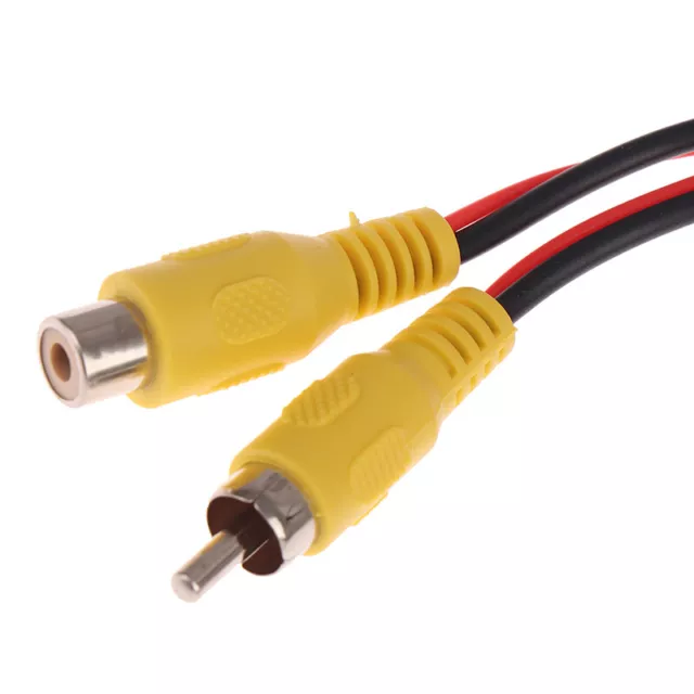 RCA Male Female Car Reverse Rear View Camera Video Extension Cable Cord 6--tz 3