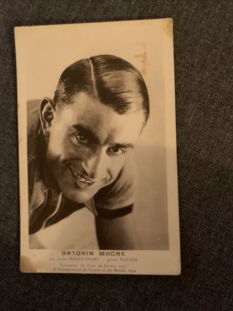 Carte Postale Cyclisme  Antonin Magne Sur Cycle France Sport Et Pneu Wolber