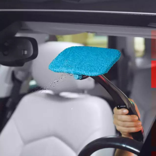 Microfiber Long Handle Auto Glass Window Wiper Windshield Car Wash Brush Dust