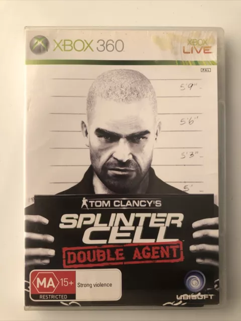 Tom Clancy's Splinter Cell Double Agent Microsoft Xbox 360 wIth Manual FREE POST