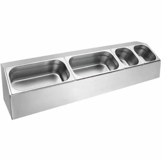 Vogue Stainless Steel Gastronorm Long Pan Rack - Easy to Clean - Stainless Steel