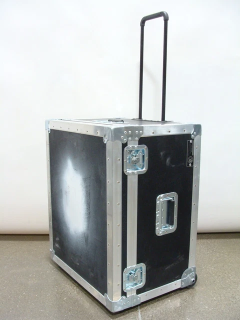 BC Custom ATA Rolling Road / Flight Case Hard Shell W/ Handle & Foam 27x22x16"