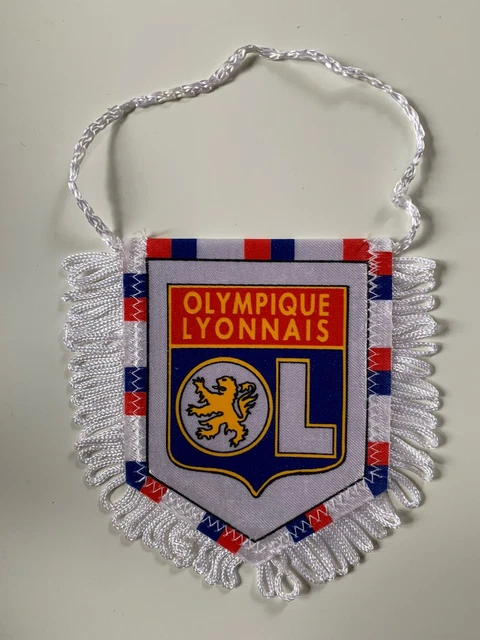 Ol olympique lyon lyonnais fanion football 1990s superbe très