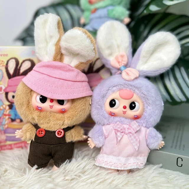Baby Three Macaron Bunny Series Vinyl Plush Blind Box (Whole Set 6pcs)