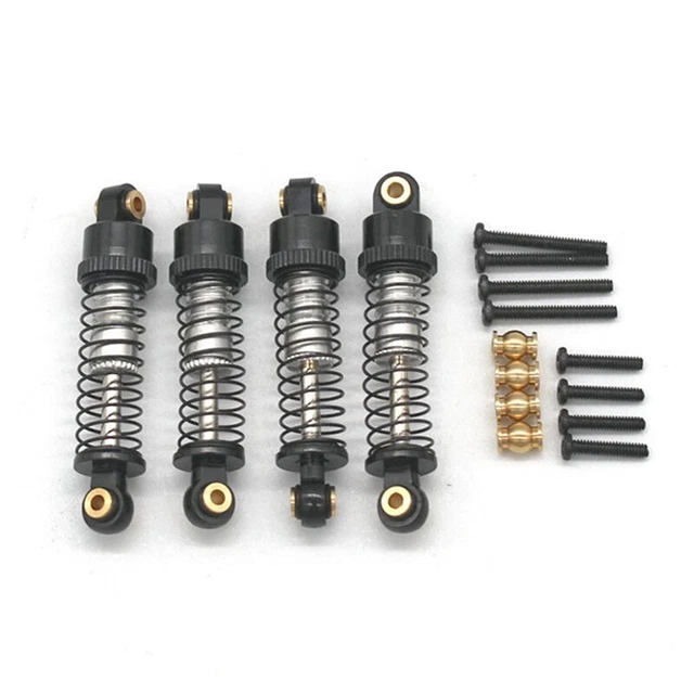 Amortiguadores de aceite amortiguadores de metal para actualizaciones de automóviles sobre orugas de radiocontrol FMS FCX24 1/24 I6Y1