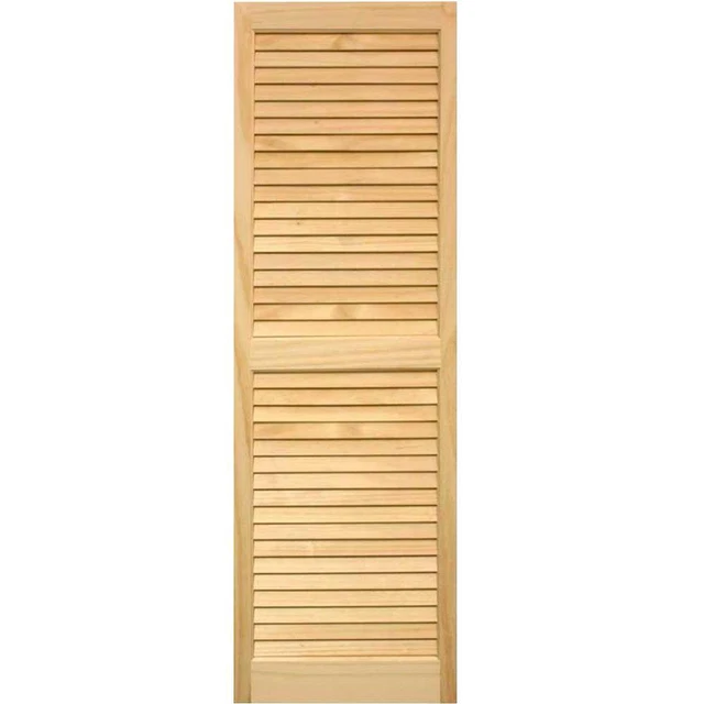 Pinecroft Shutters Pair Window Wood Panel Thick stiles Made Eastern white pine