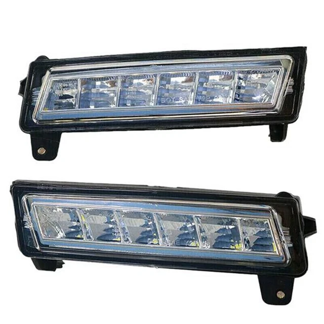 Phare Avant Antibrouillard LED Pour Citroën - Compatible C-Élysée, Berlingo B9, C1, C3 - Référence 9677409380