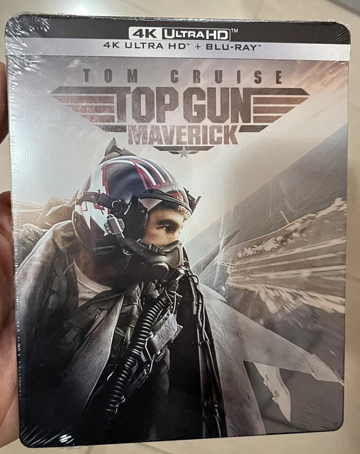 TOP GUN MAVERICK (Bluray + 4K Ultra HD, 2022, 2 Dischi, SteelBook