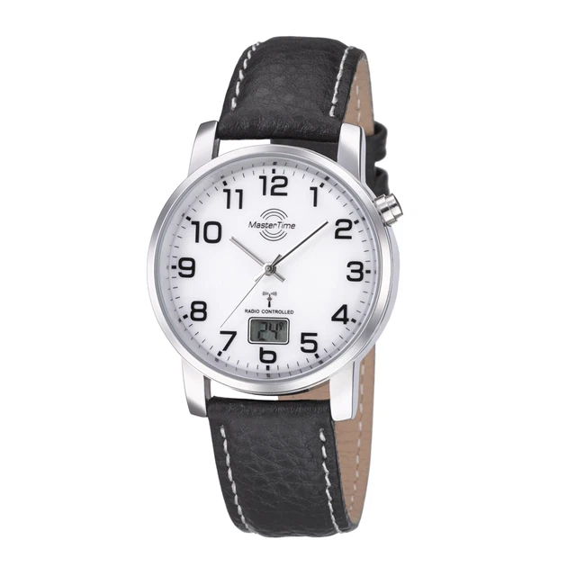MASTER TIME Funkuhr Quarzuhr, Armbanduhr, Herrenuhr
