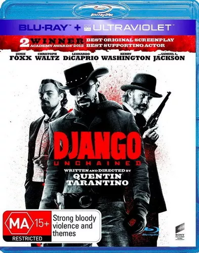 Django Unchained - Action / Western - Leonardo DiCaprio, Jamie Foxx -NEW Blu-ray