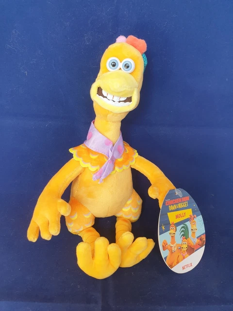CHICKEN RUN ROCKY Plush 2000 - DREAMWORKS Playmates Beanie Soft Toy £7