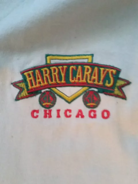 harry caray Button Up shirt Vintage 90s Chicago Cubs Wrigley Field Xl Rare
