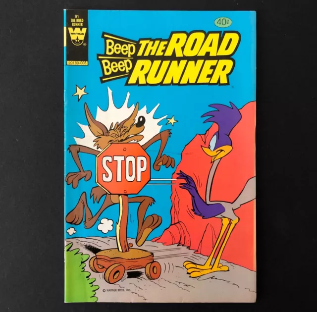 Beep Beep The Road Runner #91 Whitman 1980 Rare Low Print Run Issue