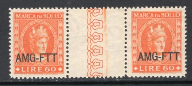 Trieste AMG-FTT Revenue Fiscal 60L Gutter Pair MNH