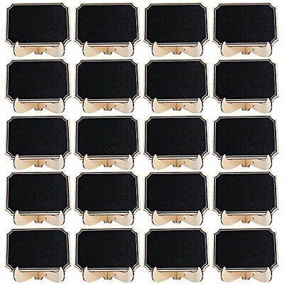 Cuore Demiawaking 5pcs Mini Lavagna Legno Lavagnette Promemoria Pennarello Segnaposto Lavagnette Segnatavolo Decorazioni per Matrimonio Battesimo Feste 