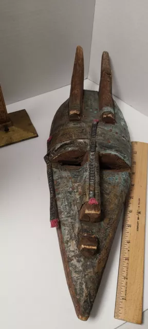 Hand carved, Vintage African mask