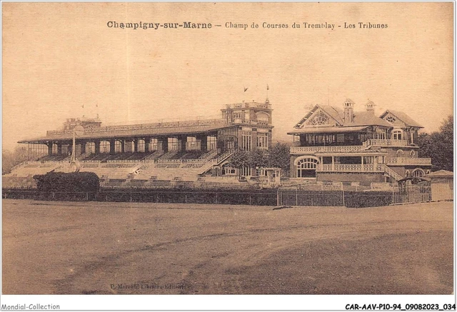CPA 94 CHAMPIGNY - Champ de Courses du Tremblay - Entrée des Voitures