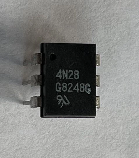 4N28 Vintage 1982 OptoCoupler Phototransistor From United States 6-pin DIP