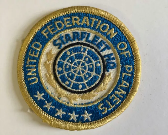 UNITED FEDERATION OF PLANETS STARFLEET HQ PATCH Star Trek