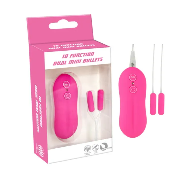 Egg-Vibrator - Small - Dual Bullet - With Wired Remote