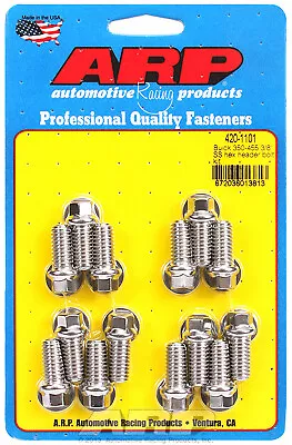 Arp Header Bolt Kit 420-1101 Buick 350 455 3/8 Size .750 Uhl Qty 14