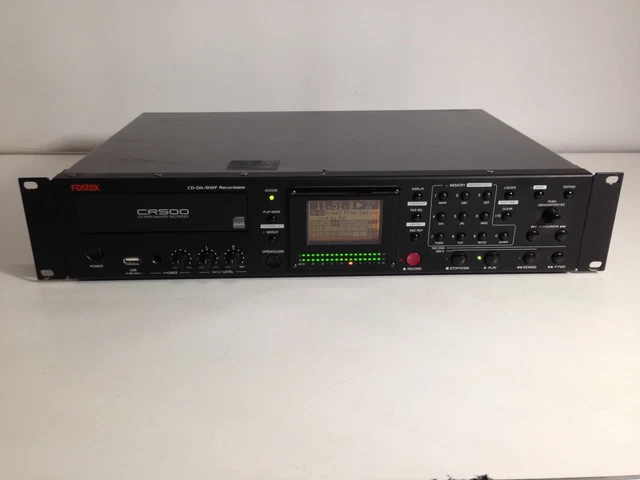 Fostex CR500 フォステクス 業務用CDレコーダー
