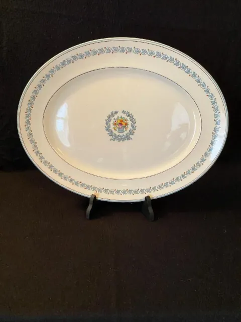 Rare Myott 18" Oval Serving Platter - "Elegance" Pattern