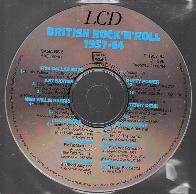 ' British Rock'n'roll 1957-64 '   Cd  Lcd / Jukebox   [Divers Artistes]