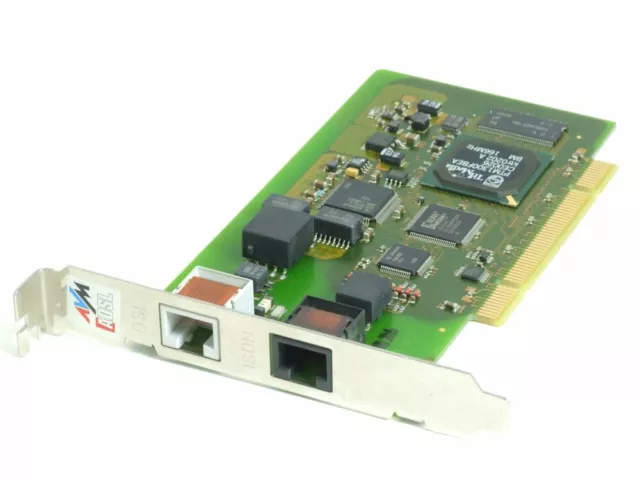 AVM ADSL / Isdn Controller Internal Combo PCI Modem Fax Network Card Lan - Nic