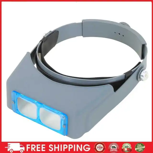 Portable Headworn Magnifier Lightweight Headband Magnifier Watch Repair Supplies
