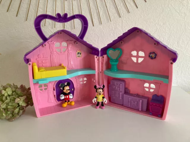 Minnie la maison de minnie 13 pieces figurines et accessoires