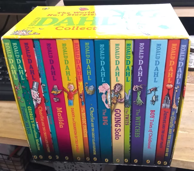 Dahl THE ROALD DAHL COLLECTION : 15 FANTASTIC STORIES IN SLIP CASE SC Book