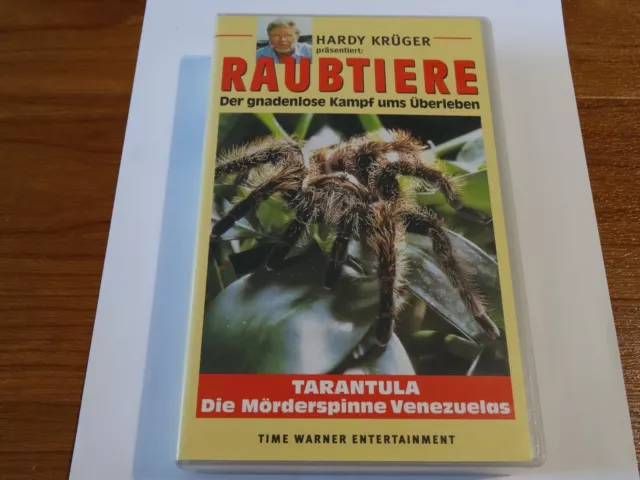 Raubtiere Hardy Krüger Tarantula Die Mörderspinne VHS Kassette TOP Kino Hit