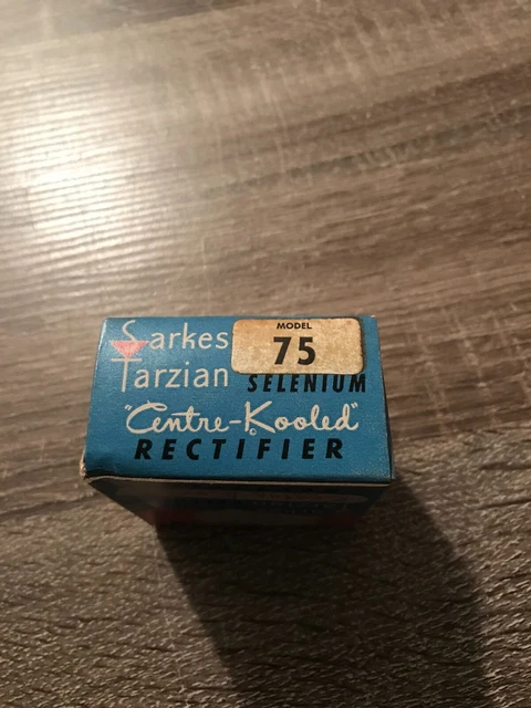 Sarkes Tarzian Selenium Rectifier NOS Model 75 NOS NIB